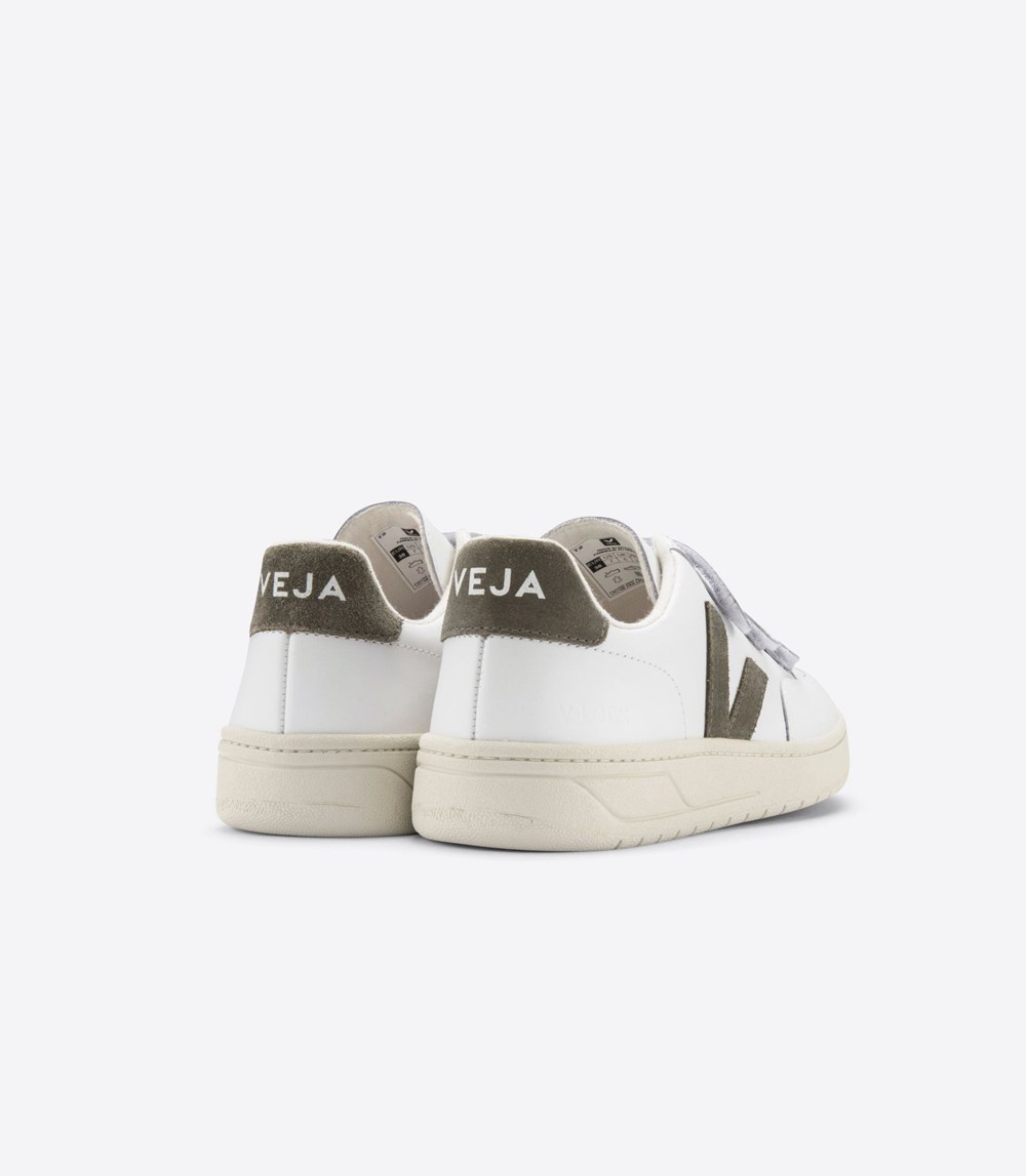 Veja Sneakers Mens - V-lock Leather - White - 0395IYPUA